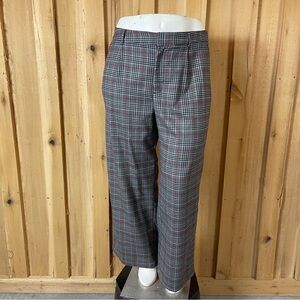 AVA & VIV Women’s Plus Size Plaid Wide Legged Pants NWT Size 16